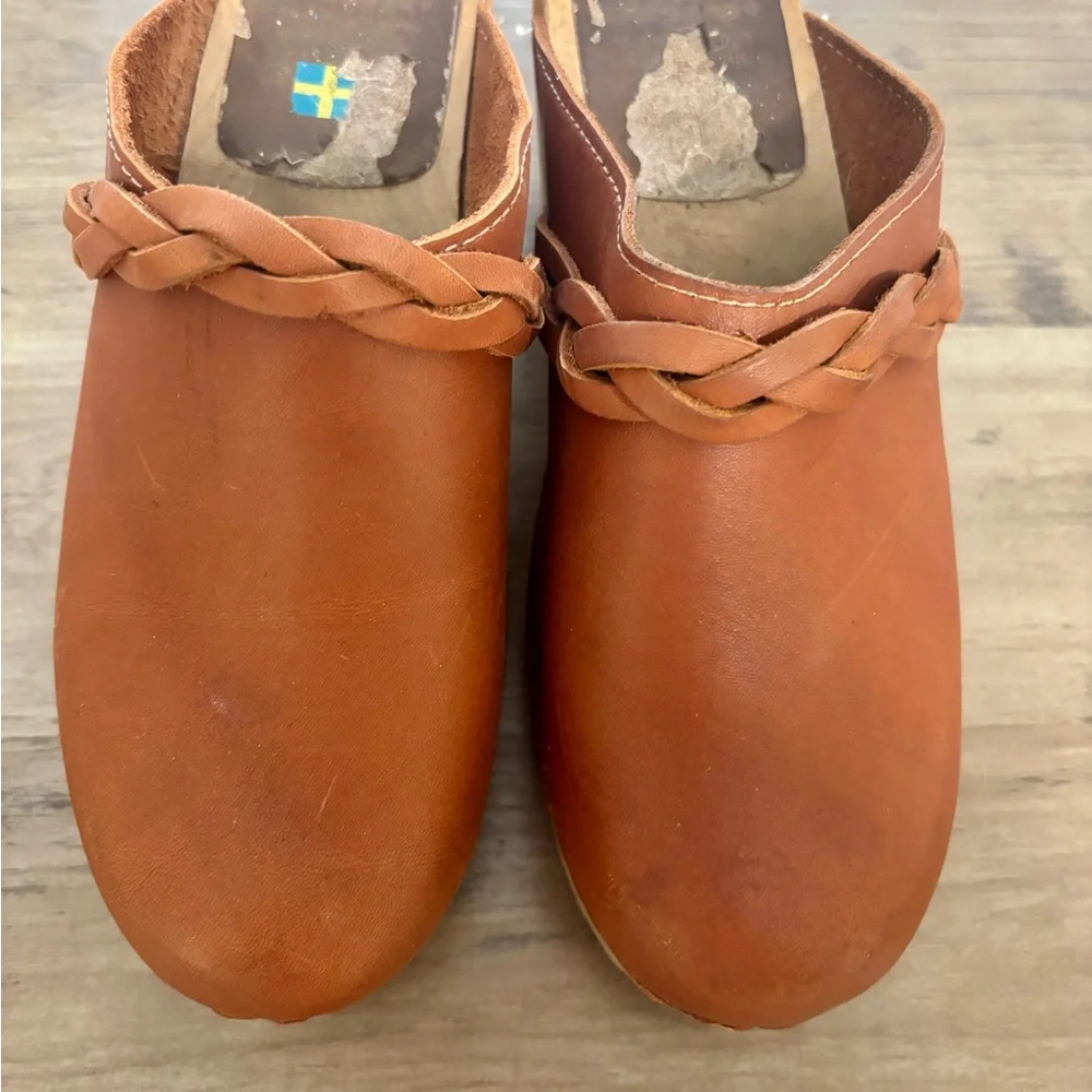 Free People x MIA Elsa Brown Leather Mules - Picture 13 of 16